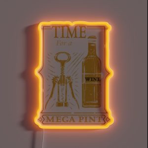 Time For A Mega Pint RGB Neon Sign