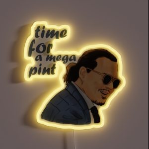 Time For A Mega Pint RGB Neon Sign