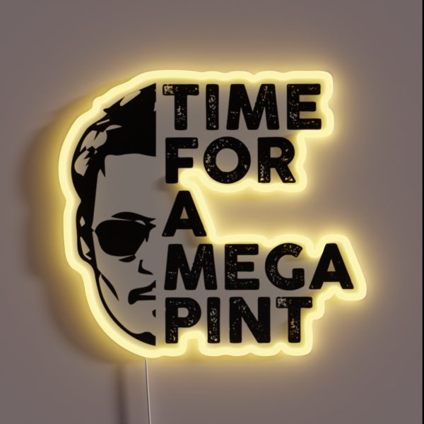 Time For A Mega Pint RGB Neon Sign