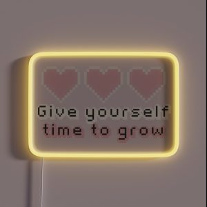 Time To Grow Trio RGB Neon Sign