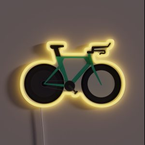 Time Trial Bike Cool Cycling Design RGB Neon Sign Time Trial Bike Cool Cycling Design RGB Neon Sign