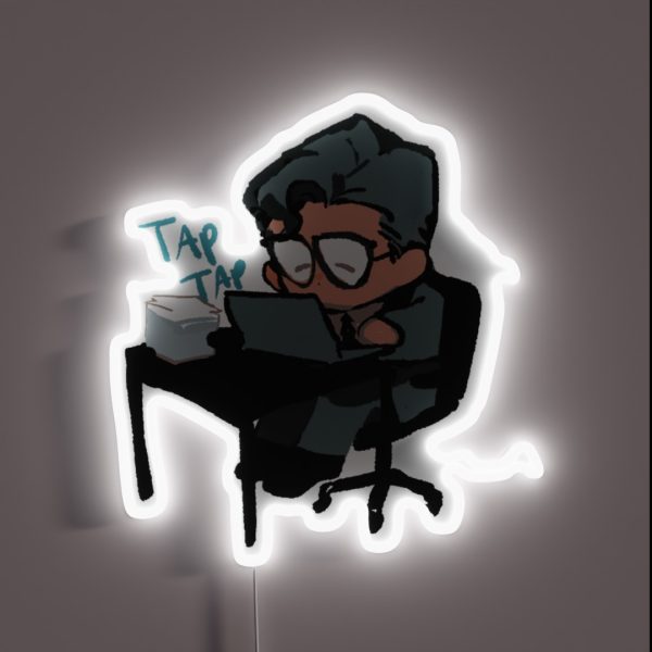 Tiny Clark RGB Neon Sign