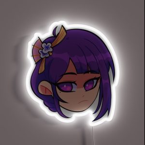 Tiny Raiden Shogun RGB Neon Sign