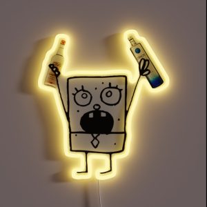 Tipsy Doodlebob RGB Neon Sign