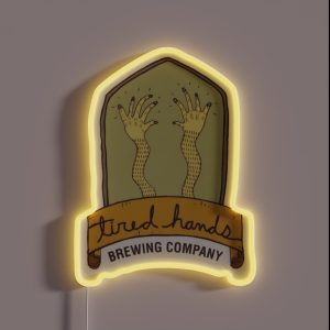 Tired Hands Brewing Company RGB Neon Sign