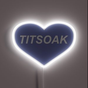 TITSOAK Edward Cullen Quote RGB Neon Sign