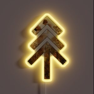 Tiwaz Rune RGB Neon Sign