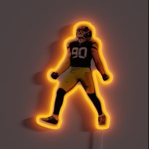 TJ Watt Celebration RGB Neon Sign TJ Watt Celebration RGB Neon Sign