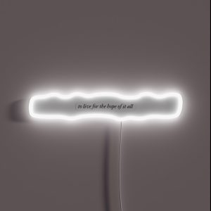 To Live For The Hope It All RGB Neon Sign