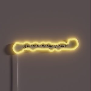 To Live For The Hope Of It All Taylor Swift RGB Neon Sign To Live For The Hope Of It All Taylor Swift RGB Neon Sign
