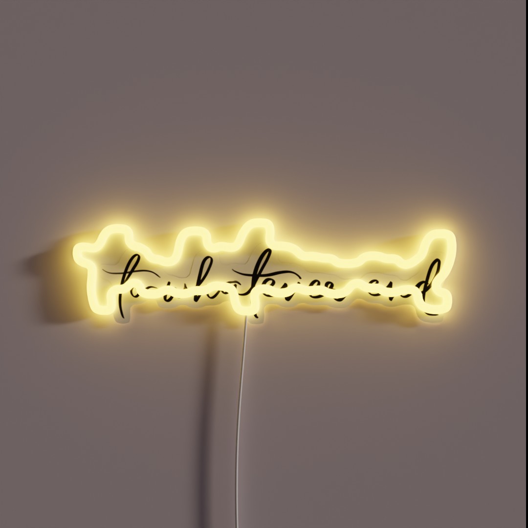 To Whatever End RGB Neon Sign To Whatever End RGB Neon Sign