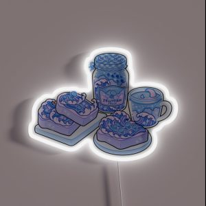 Toast Set RGB Neon Sign