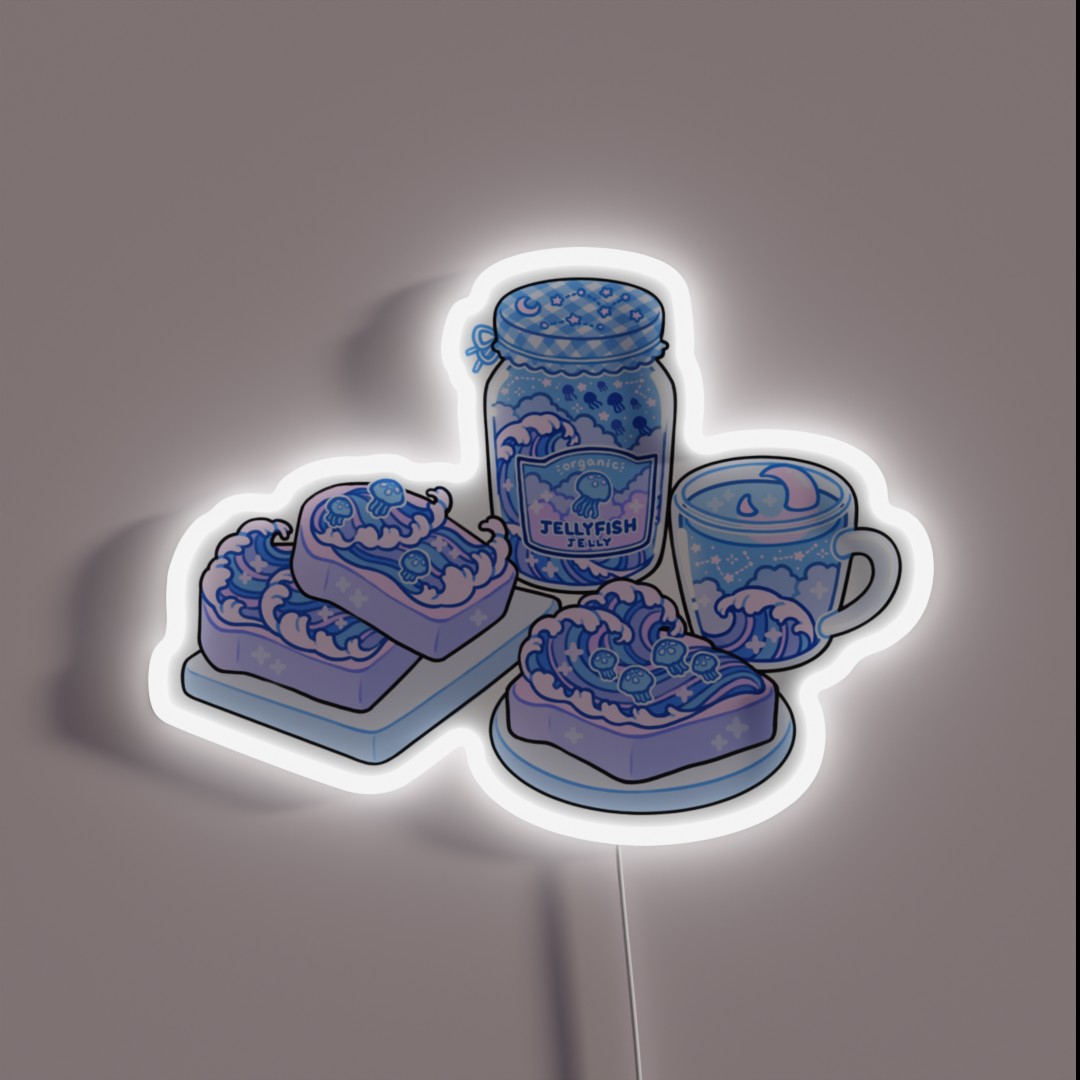 Toast Set RGB Neon Sign Toast Set RGB Neon Sign