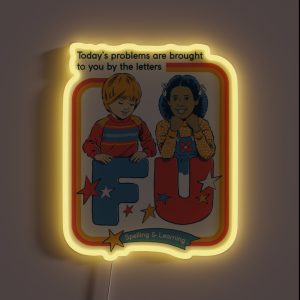 Today S Problems RGB Neon Sign Today S Problems RGB Neon Sign