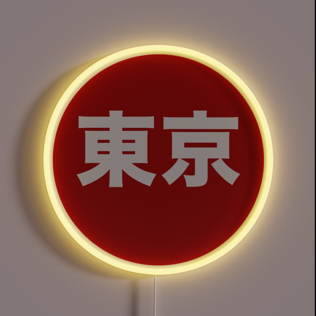 Tokyo Japan RGB Neon Sign Tokyo Japan RGB Neon Sign