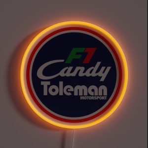 Toleman Candy Motorsport RGB Neon Sign Toleman Candy Motorsport RGB Neon Sign