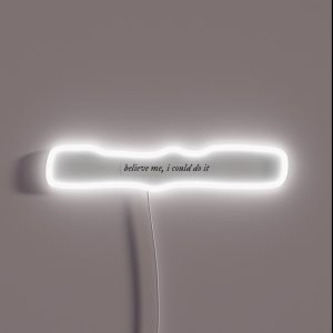 Tolerate It Taylor Swift Evermore Lyrics RGB Neon Sign