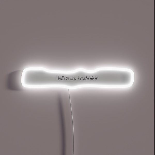 Tolerate It Taylor Swift Evermore Lyrics RGB Neon Sign
