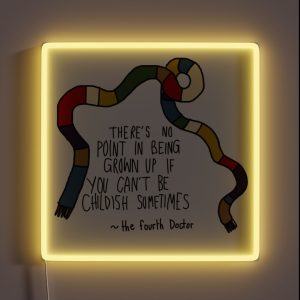 Tom Baker Childishness RGB Neon Sign