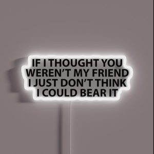 Tombstone Movie Quote RGB Neon Sign