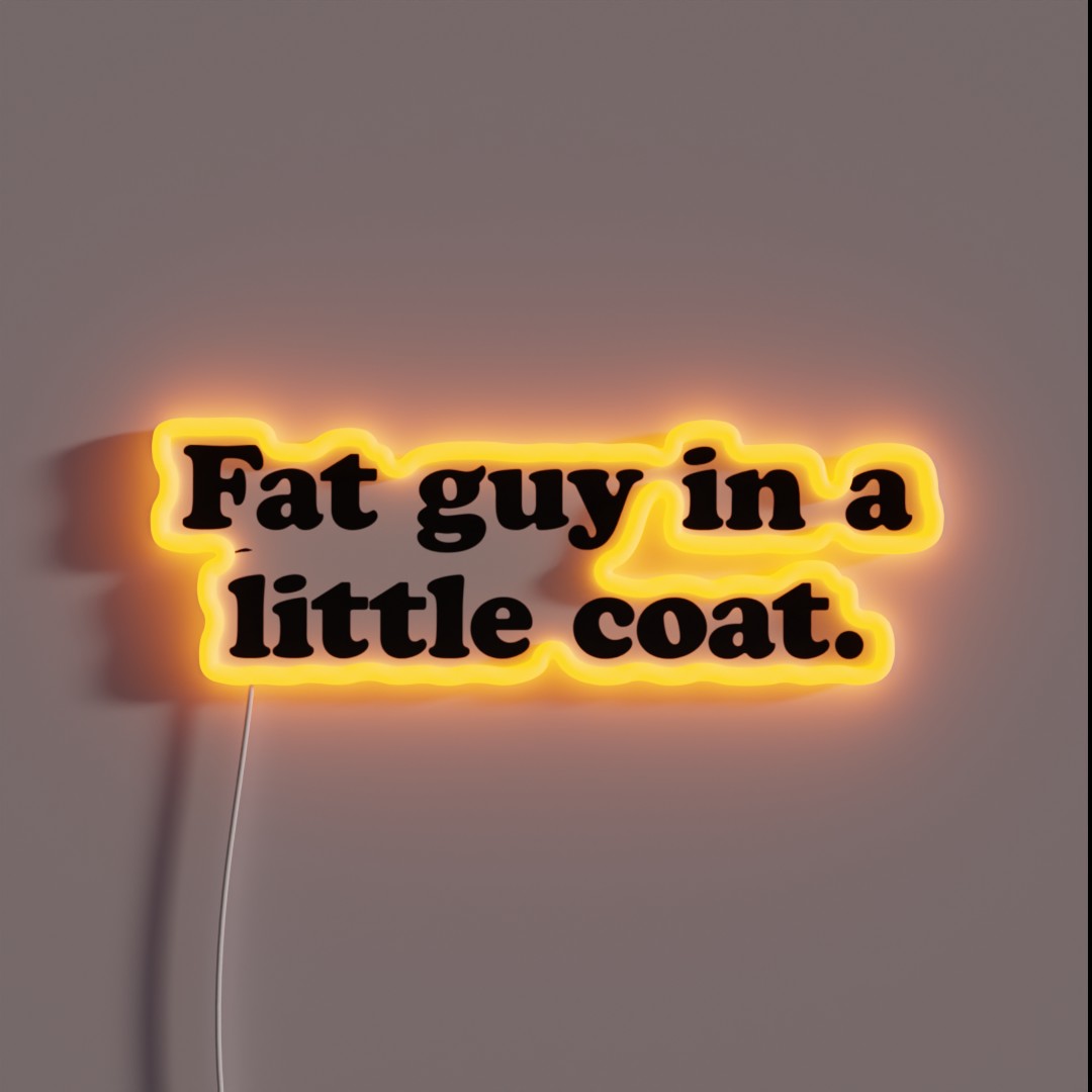 Tommy Boy Movie Quote RGB Neon Sign Tommy Boy Movie Quote RGB Neon Sign