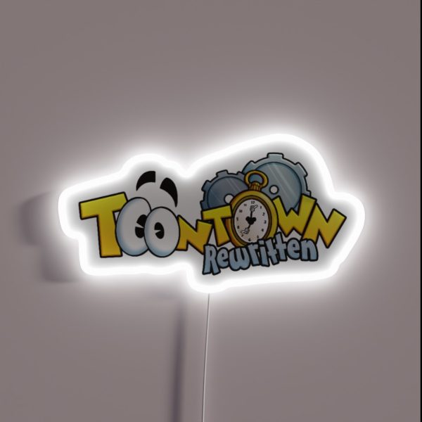 Toontown Rewritten RGB Neon Sign