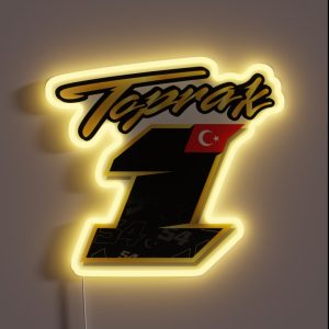 Toprak Razgatlioglu Number 1 RGB Neon Sign
