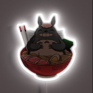 Totoro Ramen My Neighbor Totoro RGB Neon Sign