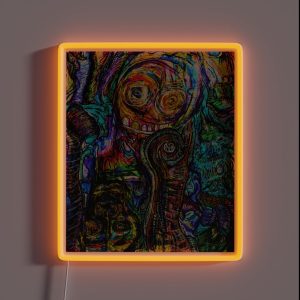 Traces Of Faces RGB Neon Sign