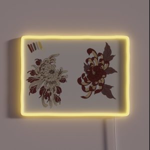 Traditional Japanese Chrysanthemum RGB Neon Sign Traditional Japanese Chrysanthemum RGB Neon Sign