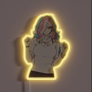Transgender Girl Pride Anime Character RGB Neon Sign