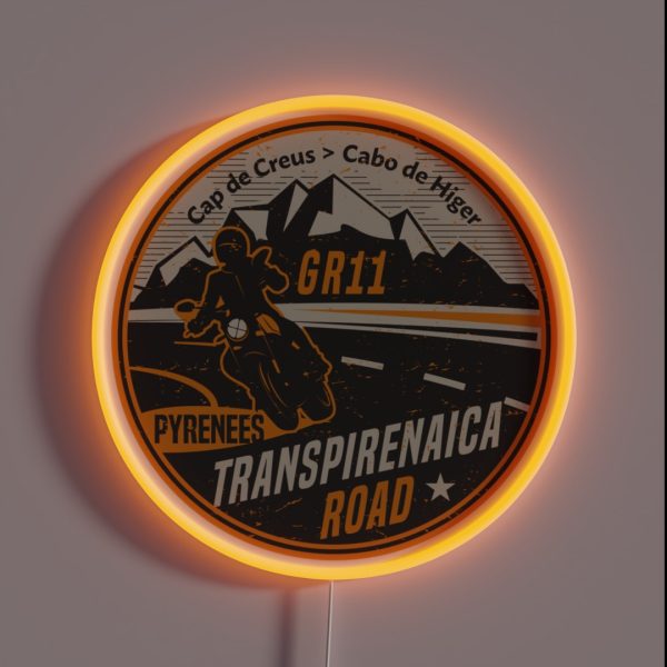 Transpirenaica Road RGB Neon Sign