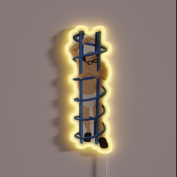 Trapped RGB Neon Sign