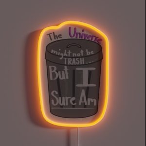 Trash Can RGB Neon Sign