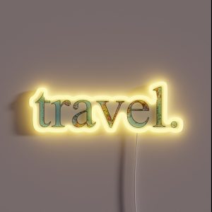 Travel RGB Neon Sign