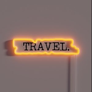 Travel RGB Neon Sign