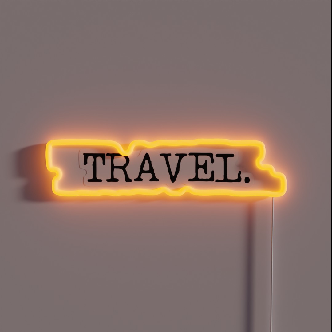 Travel RGB Neon Sign Travel RGB Neon Sign
