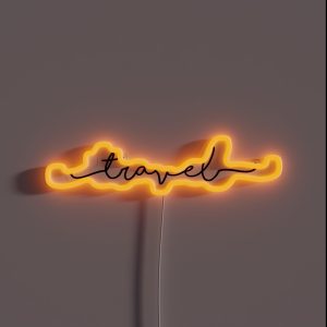 Travel RGB Neon Sign Travel RGB Neon Sign