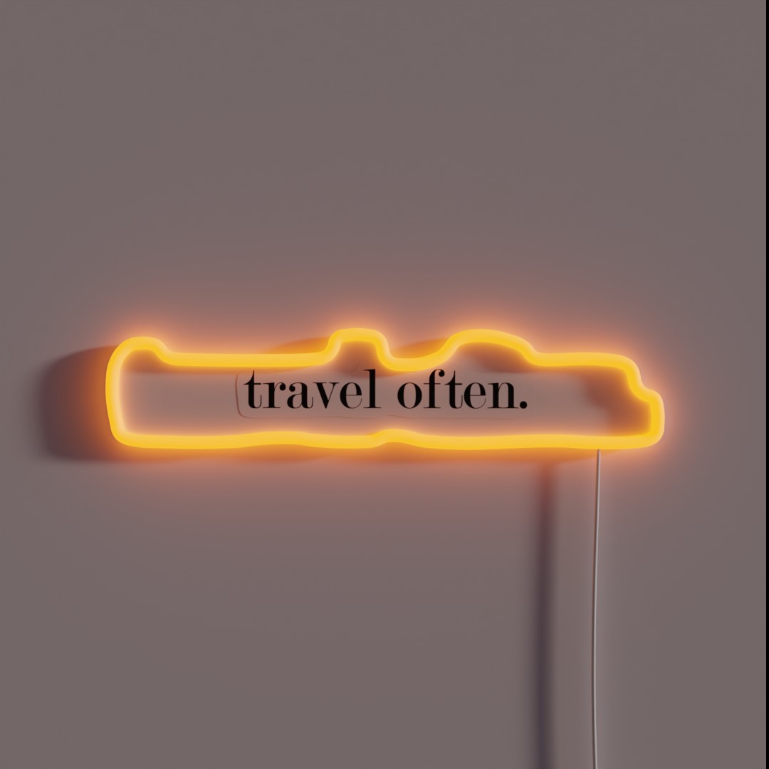 Travel RGB Neon Sign Travel RGB Neon Sign