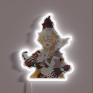 Traveller Aether With Cats RGB Neon Sign Traveller Aether With Cats RGB Neon Sign