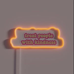 Treat People With Kindness RGB Neon Sign Treat People With Kindness RGB Neon Sign