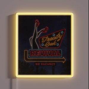 Treaty Oak Revival No Vacancy RGB Neon Sign Treaty Oak Revival No Vacancy RGB Neon Sign