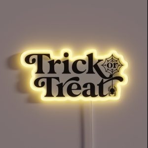 Trick Or Treat 2021 Gift For Girl Gift For Mom Gift For Sister RGB Neon Sign Trick Or Treat 2021 Gift For Girl Gift For Mom Gift For Sister RGB Neon Sign