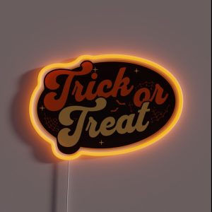 Trick Or Treat Halloween Costume RGB Neon Sign