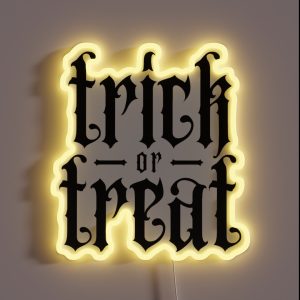 Trick Or Treat Halloween RGB Neon Sign Trick Or Treat Halloween RGB Neon Sign