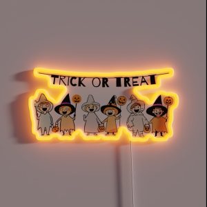 Trick Or Treat RGB Neon Sign