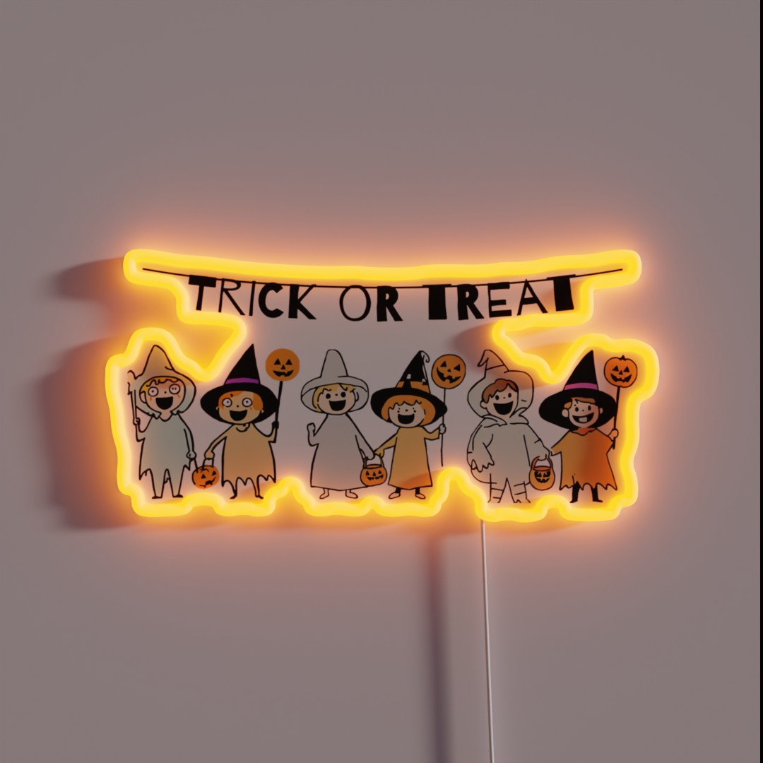 Trick Or Treat RGB Neon Sign Trick Or Treat RGB Neon Sign