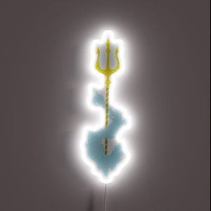 Trident And Wave RGB Neon Sign