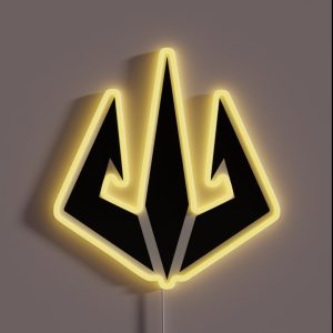 Trident Symbol RGB Neon Sign Trident Symbol RGB Neon Sign