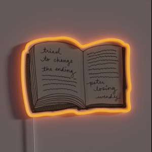 Tried To Change The Ending Peter Losing Wendy RGB Neon Sign Tried To Change The Ending Peter Losing Wendy RGB Neon Sign